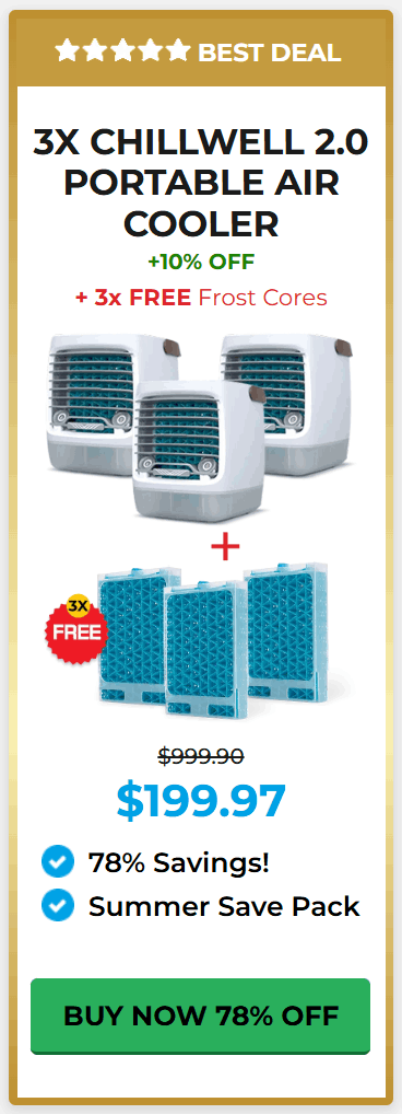 ChillWell Portable AC offer price 