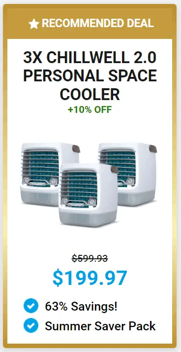 ChillWell Portable AC package price