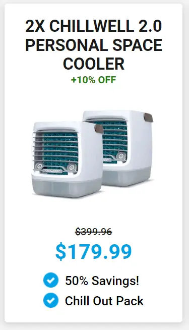 ChillWell Portable AC best price